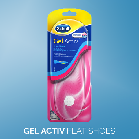 Scholl gel activ store flat shoes